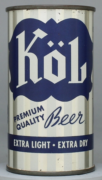 Kol Premium Quality Beer Flat Top Can
