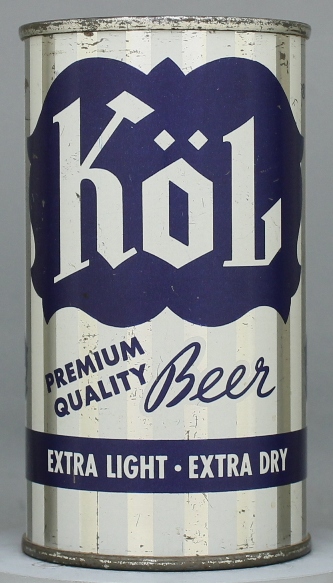 Kol Premium Quality Beer Flat Top Can