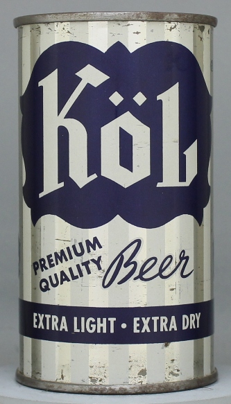 Kol Premium Quality Beer Flat Top Can