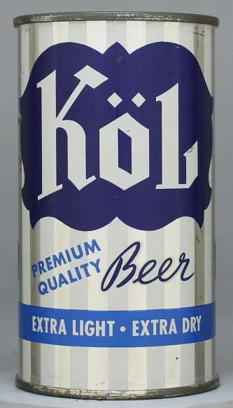 Kol Premium Quality Beer Flat Top Can