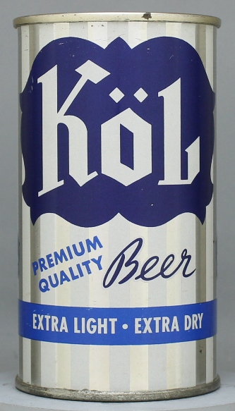 Kol Premium Quality Beer Flat Top Can