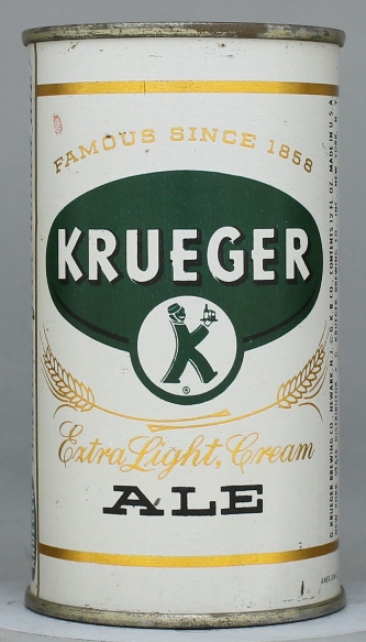 Krueger Extra Light Cream Ale Flat Top Can