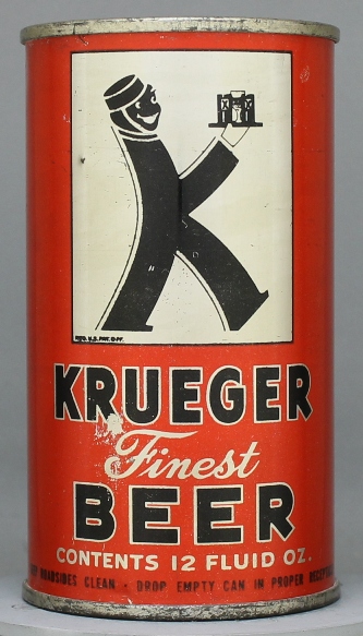 Krueger Finest Beer Flat Top Can