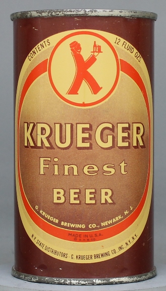 Krueger Finest Beer Flat Top Can