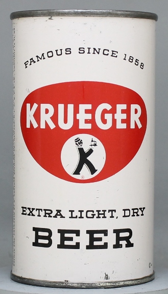 Krueger Extra Dry Light Beer Flat Top Can