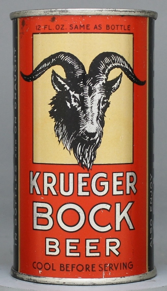 Krueger Bock Flat Top Can