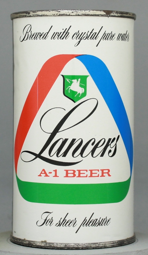 Lancers A-1 Beer Beer Flat Top Can