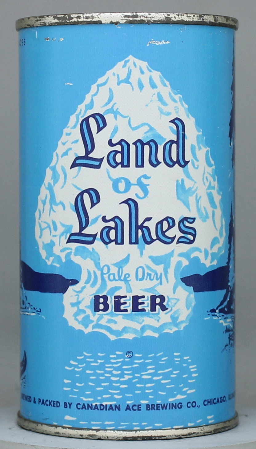 Land Of Lakes Pale Dry Beer Flat Top Can