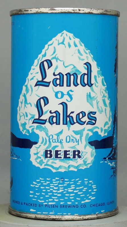 Land Of Lakes Pale Dry Beer Flat Top Can