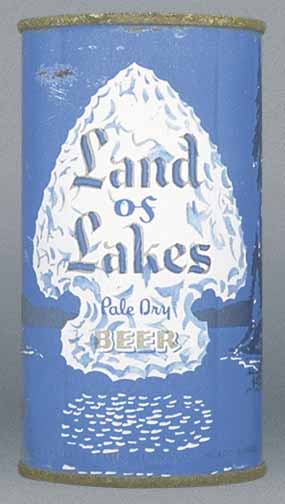Land Of Lakes Pale Dry Beer Flat Top Can