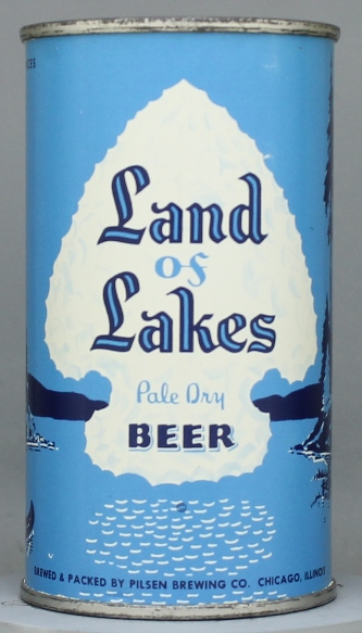 Land Of Lakes Pale Dry Beer Flat Top Can