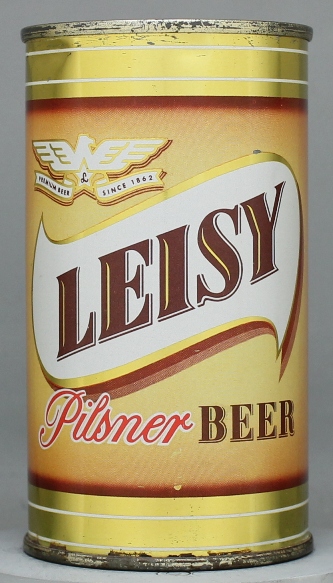 Leisy Pilsner Beer Flat Top Can