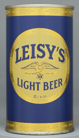 Leisy's Light Beer Flat Top Can