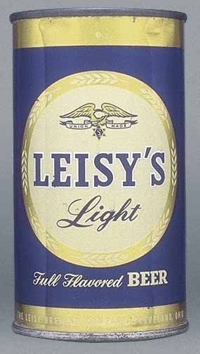 Leisy's Light Full Flavor Beer Flat Top Can