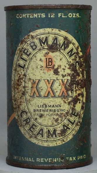 Liebmann's XXX Cream Ale Flat Top Can