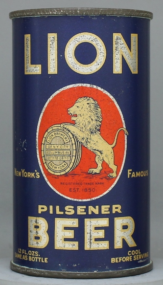 Lion Pilsener Beer Flat Top Can