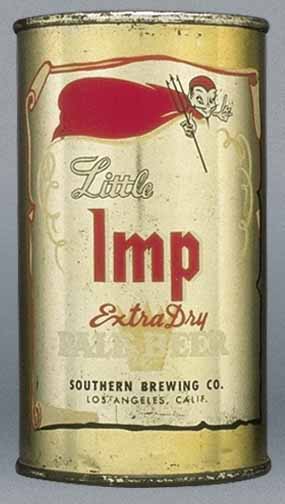 Little Imp Extra Dry Beer Flat Top Can