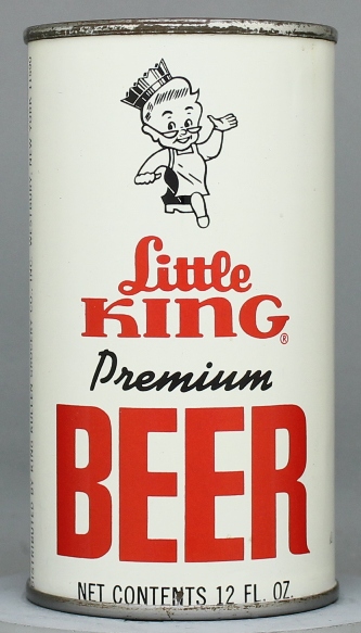 Little King Premium Beer Flat Top Can