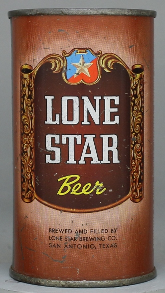 Lone Star Beer Flat Top Can