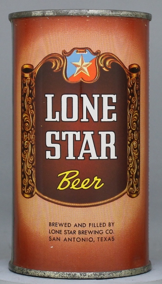 Lone Star Beer Flat Top Can