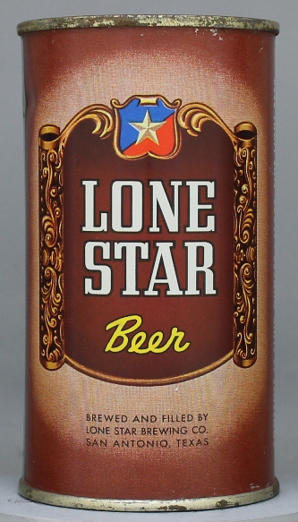 Lone Star Beer Flat Top Can