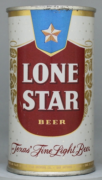 Lone Star Beer Flat Top Can