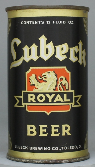Lubeck Royal Beer Flat Top Can