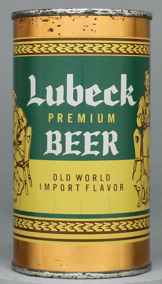 Lubeck Premium Beer Flat Top Can