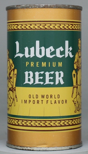 Lubeck Premium Beer Flat Top Can