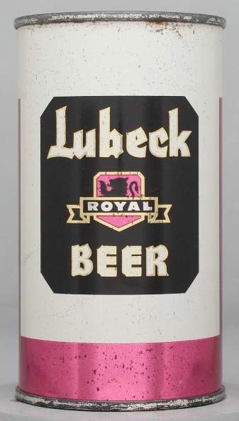 Lubeck Royal Beer Flat Top Can