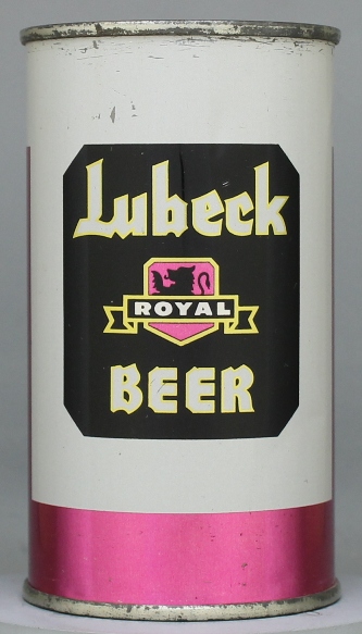 Lubeck Royal Beer Flat Top Can