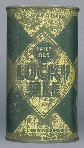 Lucky Lager Dated Ale Flat Top Can
