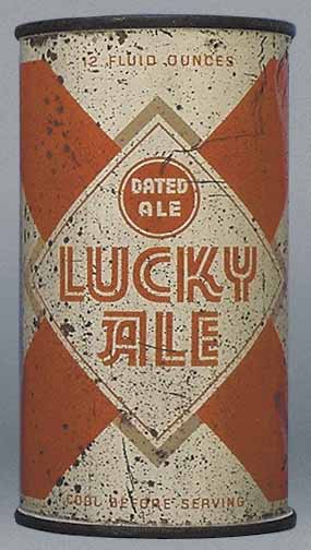 Lucky Lager Dated Ale Flat Top Can