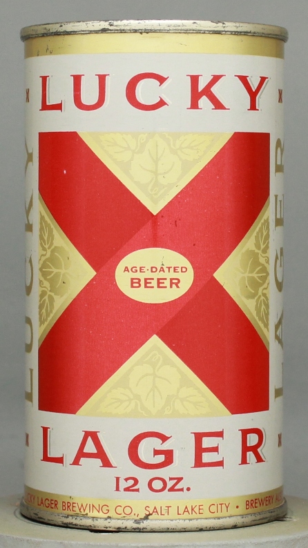 Lucky Lager Aged Dated Beer Flat Top Can
