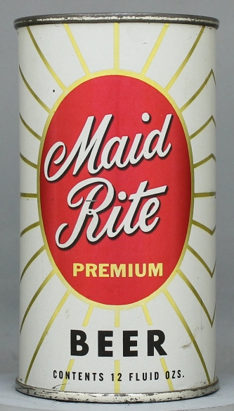 Maid Rite Premium Beer Flat Top Can