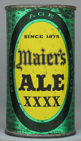 Maier's XXXx Ale Flat Top Can