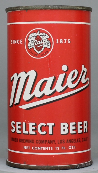 Maier Select Beer Flat Top Can