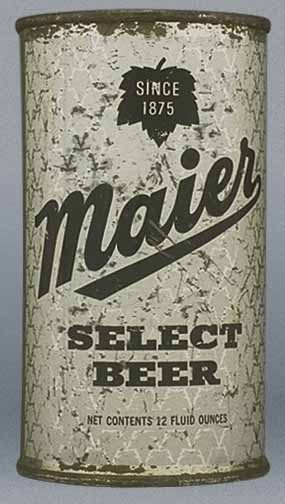 Maier Select Beer Flat Top Can