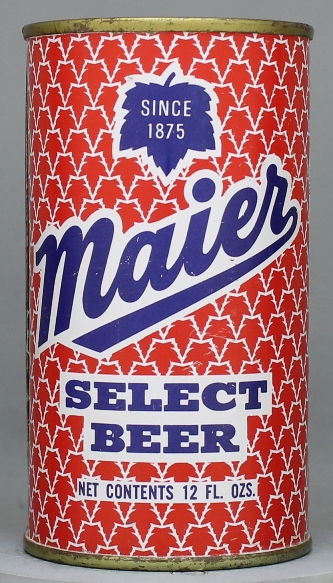 Maier Select Beer Flat Top Can