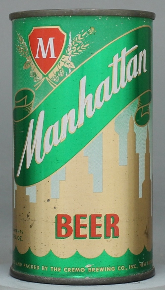 Manhattan Beer Flat Top Can