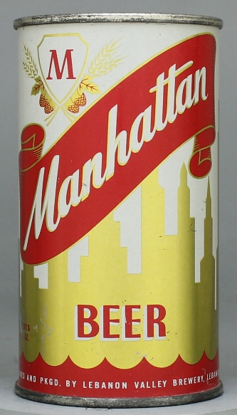 Manhattan Beer Flat Top Can