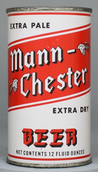 Mann-chester Extra Pale Beer Flat Top Can