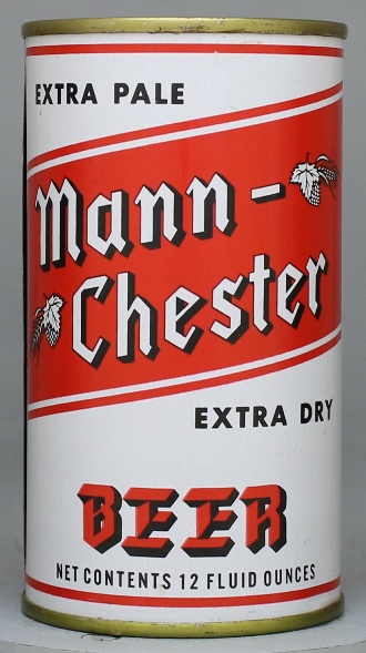 Mann-chester Extra Pale Beer Flat Top Can
