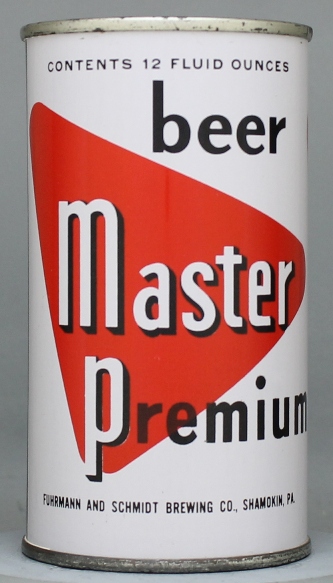 Master Premium Beer Flat Top Can