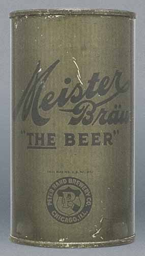 Meister Brau The Beer Beer Flat Top Can
