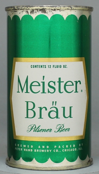 Meister Brau Pilsener Beer Flat Top Can