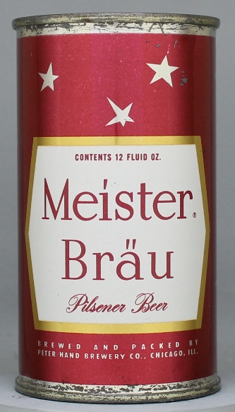 Meister Brau Pilsener Beer Flat Top Can