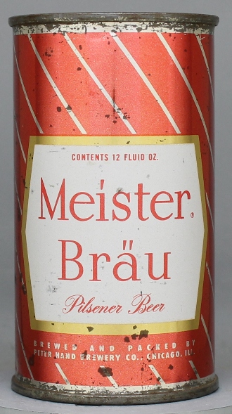 Meister Brau Pilsener Beer Flat Top Can