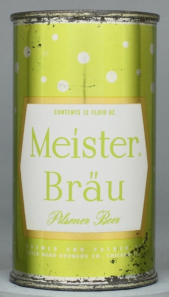 Meister Brau Pilsener Beer Flat Top Can