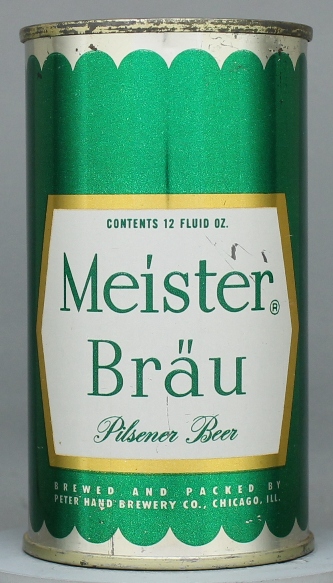 Meister Brau Pilsener Beer Flat Top Can